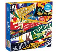 Celebrate Everything 1000 Piece Jigsaw Puzzle, Colorful Collage Design, 27 x 20 Inches, Challenging Family Activity