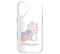 Celebrate Female Photographers Soft Colors Flower Camera Case for iPhone 17