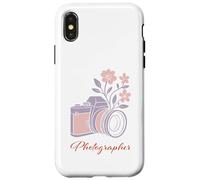 Celebrate Female Photographers Soft Colors Flower Camera Case for iPhone X/XS