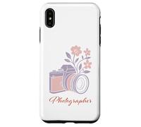 Celebrate Female Photographers Soft Colors Flower Camera Case for iPhone XS Max