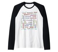 Celebrate Happiness Loving Design Affirmations Positive Raglan Baseball Tee