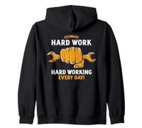 Celebrate Hard Work Hard Working Every Day Labor Day Zip Hoodie