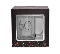 Celebrate in Style Celebrate In Style Glass Tankard - 60, Birthday Gift, Gift-Wrapped Glass, Engraved Beer Glass, Personalised Gift