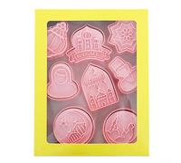 Celebrate in Style with Our 8 Shape Eid Cookie Cutter Set for Creative Baking