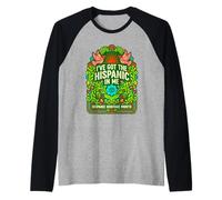 Celebrate Latin Culture Hispanic Heritage Raglan Baseball Tee