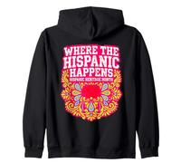 Celebrate Latin Culture Hispanic Heritage Zip Hoodie