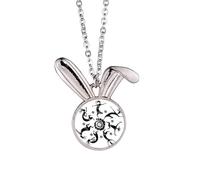 Celebrate Mexican Outline Mexico Totems Rabbit Necklace Pendant Bunny Animal Jewelry Gift
