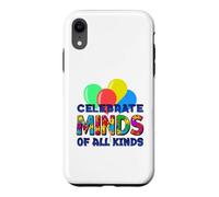 Celebrate Minds Of All Kinds Autism Awareness Fun Case for iPhone XR
