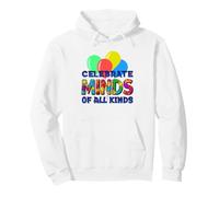 Celebrate Minds Of All Kinds Autism Awareness Fun Pullover Hoodie