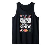 Celebrate Minds of All Kinds Autism Inclusion SPED Tank Top