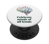 Celebrate Minds Of All Kinds Autism Inclusion SPED Teacher PopSockets Adhesive PopGrip