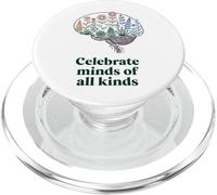 Celebrate Minds Of All Kinds Autism Inclusion SPED Teacher PopSockets PopGrip for MagSafe