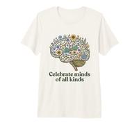 Celebrate Minds of All Kinds Autism Teacher Inclusion SPED Premium T-Shirt
