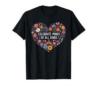 Celebrate Minds of All Kinds Neurodiversity Autism Awareness T-Shirt