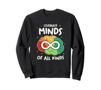 Celebrate Minds Of All Kinds Neurodiversity Autism Sweatshirt