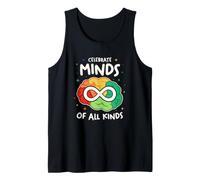 Celebrate Minds of All Kinds Neurodiversity Autism Tank Top
