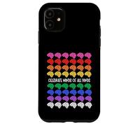 Celebrate Minds Of All Kinds Rainbow Brains Autism ADHD Case for iPhone 11