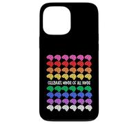 Celebrate Minds Of All Kinds Rainbow Brains Autism ADHD Case for iPhone 13 Pro Max