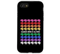 Celebrate Minds Of All Kinds Rainbow Brains Autism ADHD Case for iPhone SE (2020) / 7 / 8