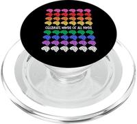 Celebrate Minds Of All Kinds Rainbow Brains Autism ADHD PopSockets PopGrip for MagSafe