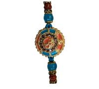 Celebrate Raksha Bandhan with beautifully handcrafted Rakhis in three stunning designs: Evil Eye for protection, Om for spirituality, and Stone Floral for elegance and grace. (Om Rakhi)