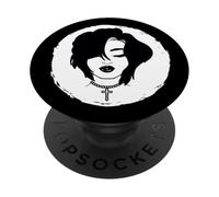 Celebrate Strong Bold Empowered Confident Black Women -White PopSockets Adhesive PopGrip