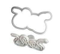 Celebrate The 2025 Spring Festival with Unique Snake Shape Cookie Molds Fondant Cutter Texture for Home Baking Food Grade Biscuit Cutter