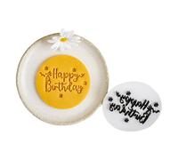 Celebrate The Birthday with Unique Happy Birthday English Cookie Molds Fondant Cutter Texture for Home Baking Baking Tool