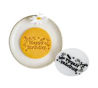 Celebrate The Birthday with Unique Happy Birthday English Cookie Molds Fondant Cutter Texture for Home Baking Baking Tool