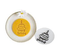 Celebrate The Birthday with Unique Happy Birthday English Cookie Molds Fondant Cutter Texture for Home Baking Baking Tool