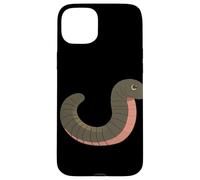Celebrate the Earth with this Fun Earthworm Logo Case for iPhone 15 Plus