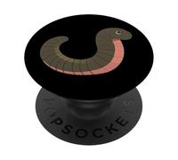 Celebrate the Earth with this Fun Earthworm Logo PopSockets Adhesive PopGrip