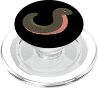 Celebrate the Earth with this Fun Earthworm Logo PopSockets PopGrip for MagSafe