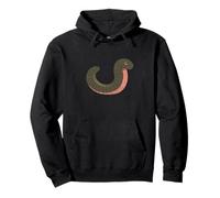 Celebrate the Earth with this Fun Earthworm Logo Pullover Hoodie