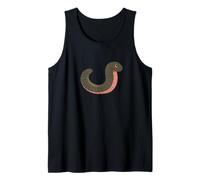 Celebrate the Earth with this Fun Earthworm Logo Tank Top