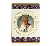 Celebrate the Life of Queen Elizabeth II 1926-2022 Commemorative Foil Fridge Magnet - A Memorable Souvenir Gift for Home Décor Collection (By LILAJ)
