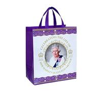 Celebrate the Life of Queen Elizabeth II 1926-2022 Commemorative Should Shopping Tote Bag - A Memorable Souvenir for Home Decor and Collection (By LILAJ)