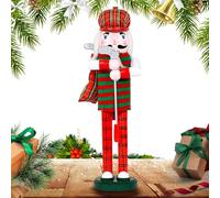 Celebrate the of the holidays with this 14-inch Christmas Nutcracker Golf Ornament, a beautifully crafted wooden figurine that adds festive charm to your home décor. Featuring exquisite detail