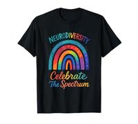 Celebrate The Spectrum - Neurodiversity Rainbow Inclusion T-Shirt