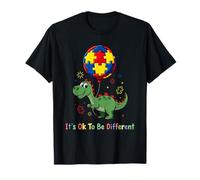 Celebrate Uniqueness with Fun Dinosaur Puzzle Design T-Shirt