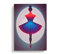 Celebrated Ballerina Canvas Print | Gallery Wrapped 30mm Frame Wall Art | 30x20 inches | Ready to Hang | Modern Picture | Living Room Bedroom Lounge Office