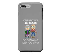Celebrating 65 Years Growing Old Together Funny Anniversary Case for iPhone 7 Plus/8 Plus