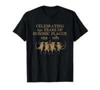 Celebrating 650 Years of Bubonic Plague Doctor Rat T-Shirt