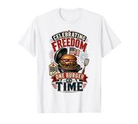 Celebrating Freedom BBQ One Burger At A Time T-Shirt