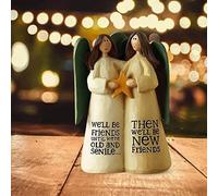 Celebrating Friendship Sisters Friends Angels Figurines Forever My Friend Sympathy Gifts for Women Girls (B)
