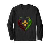 Celebrating New Mexico with Red and Green Chile Long Sleeve T-Shirt