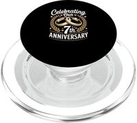 Celebrating Our 7th Anniversary Wedding Couples Husband Wife PopSockets PopGrip for MagSafe