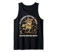 Celebrating Our Roots Hispanic Heritage Month Frog. Tank Top