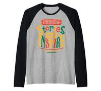 Celebrating Stories That Inspire Raglan Baseball Tee
