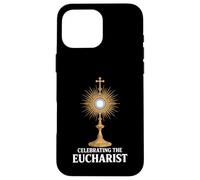 Celebrating the Eucharist Catholic Monstrance Case for iPhone 16 Pro Max